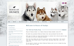 House of Huskys Website Design & Development