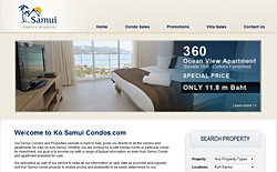 Ko Samui Condos Website & Development