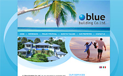 Samui Blue Building Website Design